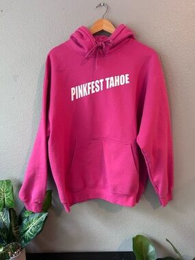 Pinkfest Tahoe Hot Pink Fleece Hoodie